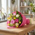 Manschettenpapier Pink 37,5cm 100m | Floristik24.ch