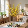 Künstliche Forsythien Dekozweige Gelb 138cm aus Kunststoff und Metall | Floristik24.ch