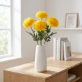 Künstliche Dahlien Gelb Dekoblumen 3 Stiele L64cm | Floristik24.ch