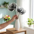 Graue Schaumstoff-Kunstblumen, 85 cm, 2 Stück | Floristik24.ch