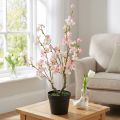 Mandelbaum Kunstpflanze im Topf Rosa Weiss 74cm | Floristik24.ch