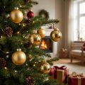 Weihnachtskugeln Glas Ø6cm Gold-Mix 24 Stück | Floristik24.ch