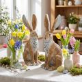 Dekohase Polystone Figur 32cm Braun-Beige im 2er Set für Frühlingsdekoration | Floristik24.ch