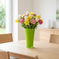 Vase „Fizzy“ Ø14,6cm H21cm Apfelgrün 1 St | Floristik24.ch