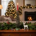 Kerzenständer Tannenbaum-Design Metall Grün 45 cm | Floristik24.ch