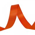 Floristik24 Geschenk- und Dekorationsband Orange Seidenband 25mm 50m