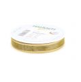 Geschenkband Gold Ringeleffekt 15mm 25m | Floristik24.ch