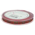 Geschenkband Schottisch Weihnachtsband Rot Grün 10mm 20m | Floristik24.ch