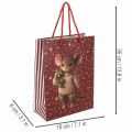 Geschenktüten Weihnachten mit Mausmotiv und Sternen, 18 × 8 × 24 cm, 2 Stück | Floristik24.ch
