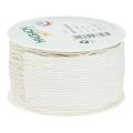 Floristik24 Netzband Gitterband Dekoband Weiß drahtverstärkt 50mm 10m