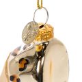 Glasschuh-Ornament Set mit