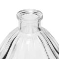 Floristik24 Glasvasen Mini Vasen Glas Bauchig Klar 8,5x9,5cm 6St
