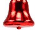Floristik24 Glocke Rot zum Hängen Plastik 3St