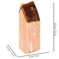 Keramik-Dekohaus Set 14 cm 3-teilig, warme Farben | Floristik24.ch