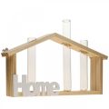 Floristik24 Wanddeko Holz Deko Home Reagenzglas 27,5x4,5x14,5cm