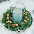 Herbstfrüchte Golden, festlicher Herbstschmuck, Deko-Eicheln natürlich, Adventsdeko Ø1,5 – 2,5cm L1,5 – 3cm 300g | Floristik24.ch