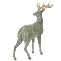 Hirschfigur aus Polyresin