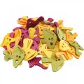 Floristik24 Streudeko Pilze, Herbstdeko, Glückspilze zum Dekorieren Orange, Gelb, Grün, Pink H3,5/4cm B4/3cm 72St