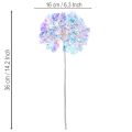 Künstlicher Hortensienzweig in irisierenden Farben 36 cm 2er-Set | Floristik24.ch