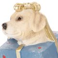 Dekofigur sitzender Hund aus