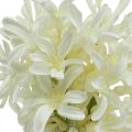 Floristik24 Künstliche Hyazinthen Weiß Kunstblume 28cm Bund à 3St