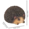 Igel Dekofigur aus Polyresin Braun 8cm für Innenbereich | Floristik24.ch