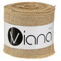 Juteband Natur Tischläufer rustikal Jute Topfband 10cm 9m | Floristik24.ch
