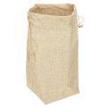 Floristik24 Jutetasche aus Jute und Kunststoff 13,5×11cm H25cm in Naturfarben mit Kordel
