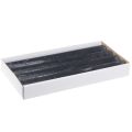 Kerzen in Anthrazit Durchgefärbt Stabkerzen 34x300 4 St | Floristik24.ch