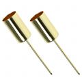 Floristik24 Kerzenhalter Gold für Stabkerzen Ø2,2cm 4 St