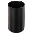 Floristik24 Magnetische Kerzenhalter aus Metall rund mattschwarz 25 mm 4er-Set
