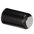 Magnetische Kerzenhalter aus Metall rund mattschwarz 25 mm 4er-Set | Floristik24.ch