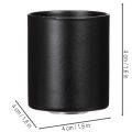 Stabkerzenhalter mit Magnet Metall Schwarz 4 cm 4er-Set | Floristik24.ch
