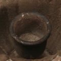 Kerzenhalter Pokal Antik Stabkerzenhalter Metall Ø10cm H9,5cm | Floristik24.ch