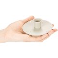 Kerzenhalter rund Metall cremefarben für Stabkerzen 10cm 2er-Set | Floristik24.ch