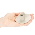 Kerzenhalter Metall Beige Matt 8cm 3er-Set für Stabkerzen | Floristik24.ch
