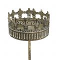 Kerzenhalter Adventskranz Antik Gold Ø7cm H12cm 4St | Floristik24.ch