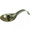 Floristik24 Kerzenhalter Metall Antik Optik Löffel mit Patina 25x11x5cm