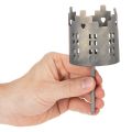 Teelichthalter Mit Dorn Häuser-Design Metall Silberfarben 6cm 2er-Set | Floristik24.ch