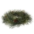 Künstlicher Kiefernkranz mit Zapfen 60 cm Grün | Floristik24.ch