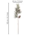 Künstlicher Kiefernzweig mit Zapfen, 105 cm, grün-braun | Floristik24.ch