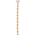 Geschenkband Kordel Polyester zweifarbig 3mm 20m Hellbraun-Creme | Floristik24.ch