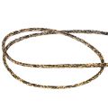 Kordel Polyester Schwarz-Gold