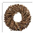 Kranz aus Naturzweigen Rattan rund 35 cm Braun für Dekoration | Floristik24.ch