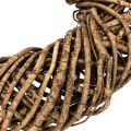 Dekokranz aus Naturzweigen Rattan rund braun 45 cm für den Innenbereich | Floristik24.ch