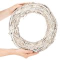 Türkranz aus Holz in Geweiss 40 cm | Floristik24.ch
