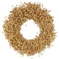 Floristik24 Boho Deko Kranz Flachs Dekokranz Naturkranz trocken Ø28cm