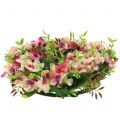 Floristik24 Blumenkranz mit Hortensien und Beeren Rosa Ø30cm