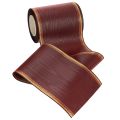 Kranzband Bordeaux Moiré Taftbindung mit Goldkante 125mm x 25m Dekoband | Floristik24.ch