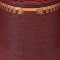 Kranzband aus Taft mit Moiré-Effekt, Bordeaux mit Goldkante, 175mm x 25m | Floristik24.ch